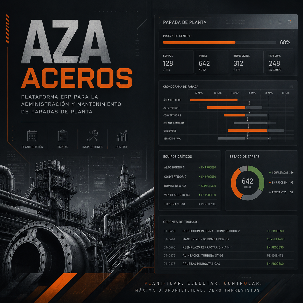 Vista principal del caso Aza Aceros